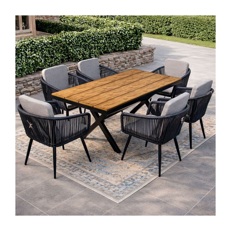 Comedor Jardin Ext 6pz Moderno Recubrimiento Ti... image number null