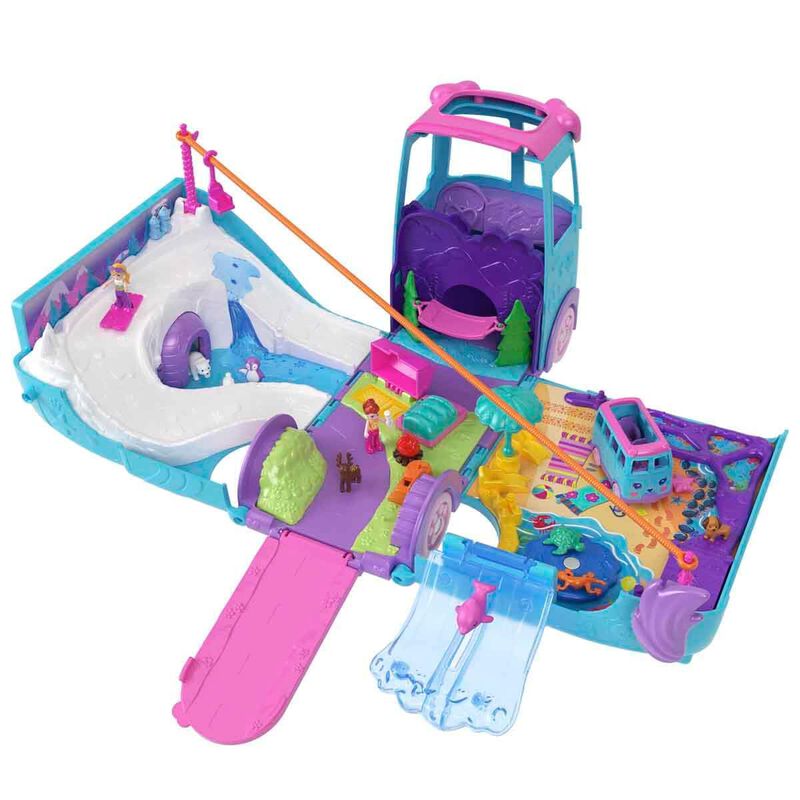 Micromu&ntilde;ecas Polly Pocket De Playset Con Autoca... image number null