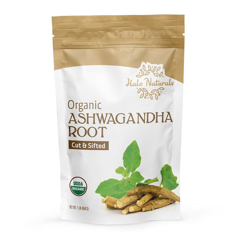 Ashwagandha Halo Naturals 454 G Org&aacute;nico Usda image number null