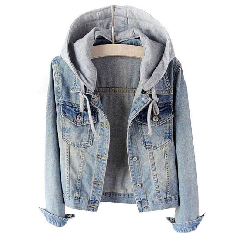 Chaqueta Vaquera Lifeshe con Capucha Desmontabl... image number null