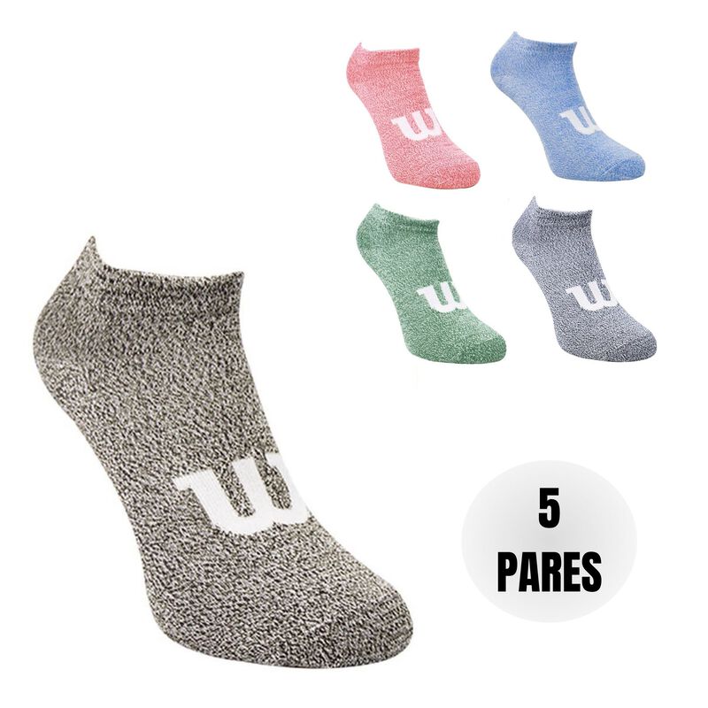 Wilson 5 Pares de Tines cortos para Hombre, Col... image number null