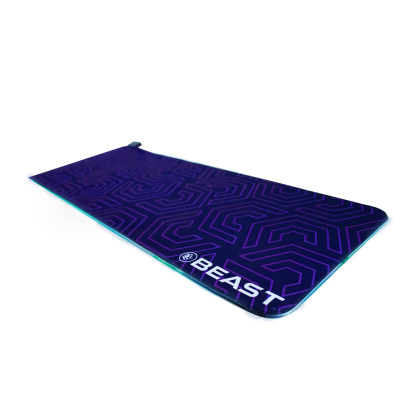 Mouse Pad Gamer Beast Bmp-led, Xl, Luz Led, Dis... image number null