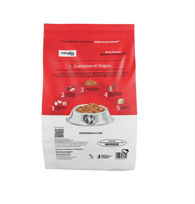 Maka Receta 2 Adulto Raza Peque&ntilde;a 4 Kg,original... image number null