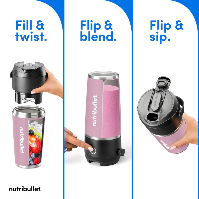 Licuadora Port&aacute;til Nutribullet Flip Nbpb50350la... image number null
