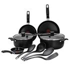 Batería de Cocina 11 Pz Aluminio Antiadherente Expert Tefal