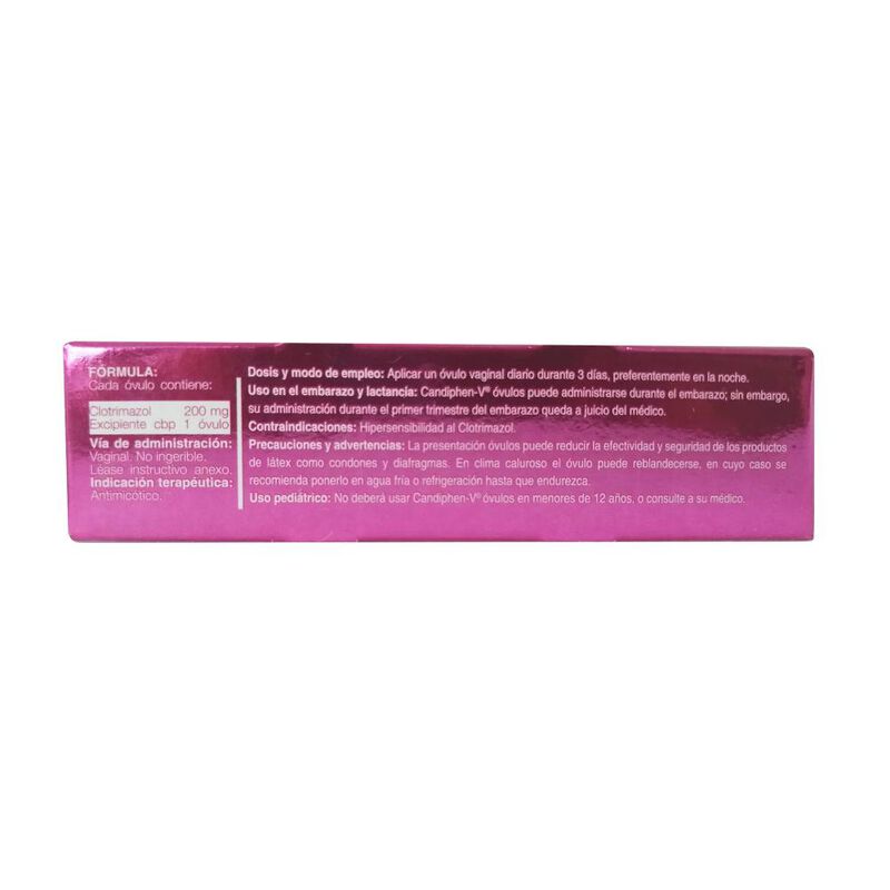 Candiphen-v 200 Mg 3 &Oacute;vulo image number null