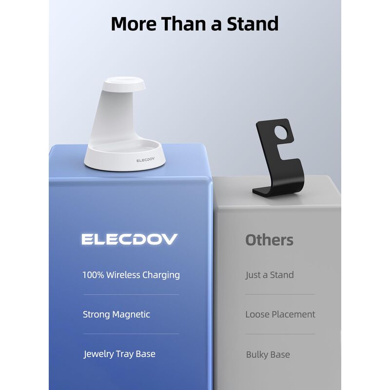 Cargador de Reloj Elecdov 5W con Dock Magn&eacute;tico image number null