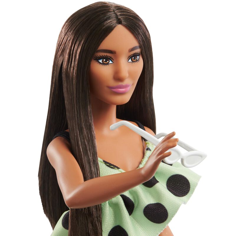 Mu&ntilde;eca De Moda Barbie Fashionistas #200 Con Pel... image number null