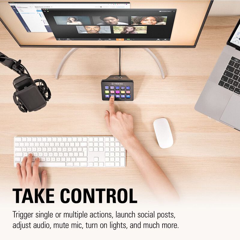 Controlador De Estudio Elgato Stream Deck Mk.2 ... image number null