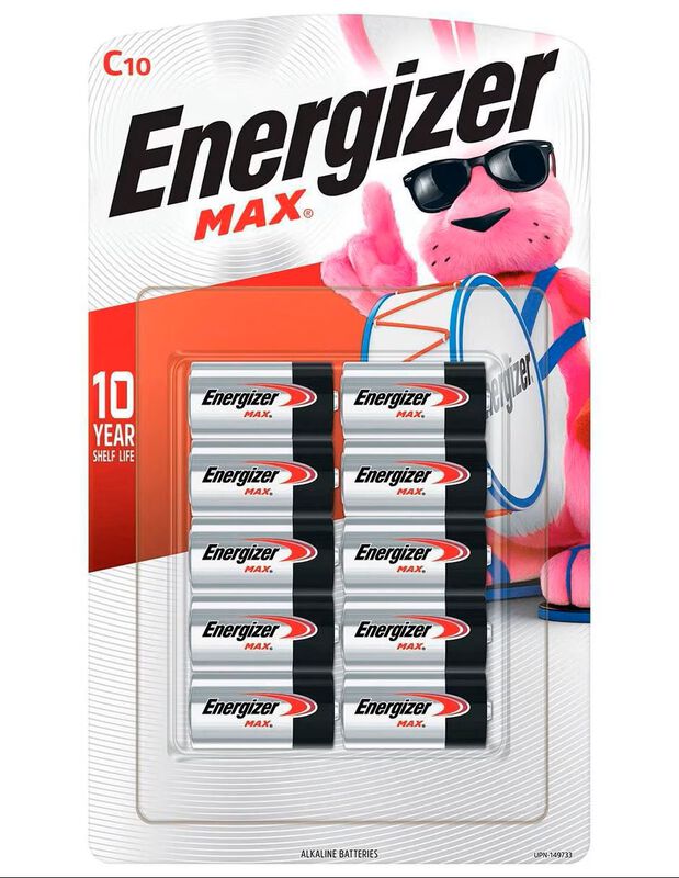 Pilas Enegizer Max C-10 Piezas image number null