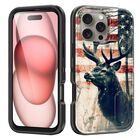 Funda BFUKVOU para iPhone 16 Pro Max (6.9" ) con Soporte Plegable