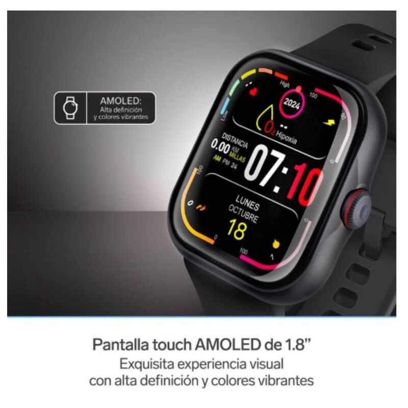 Smart Watch Bluetooth* Touch AMOLED*, 1.85&rdquo;, 3 ... image number null