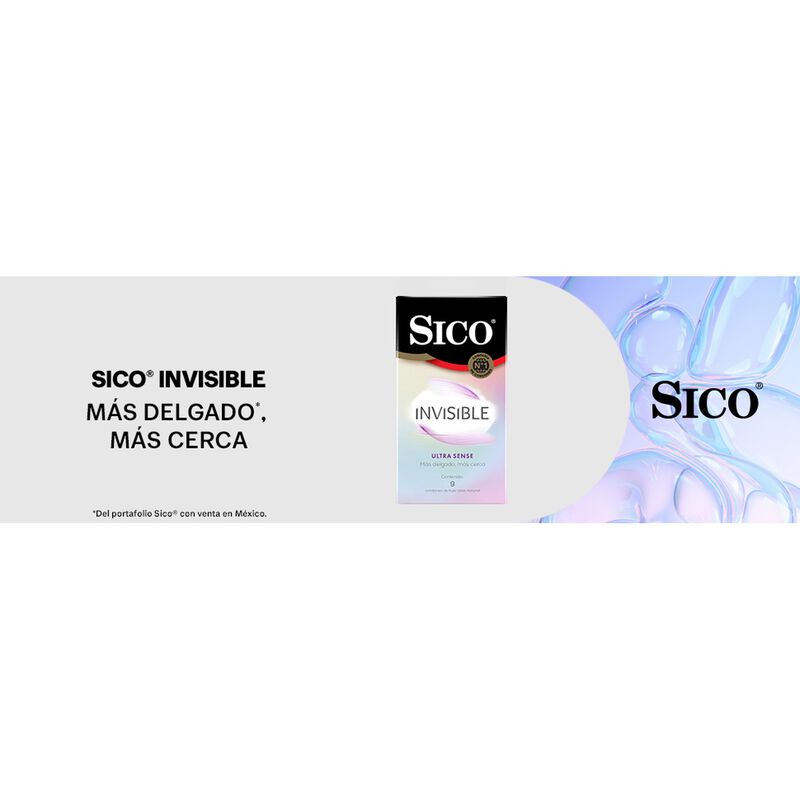 Sico Invisible Ultradelgado 3pz image number null