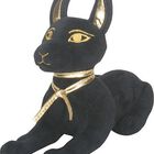 Mu&ntilde;eca De Peluche Summit Collection 17 cm Negra Y Dorada