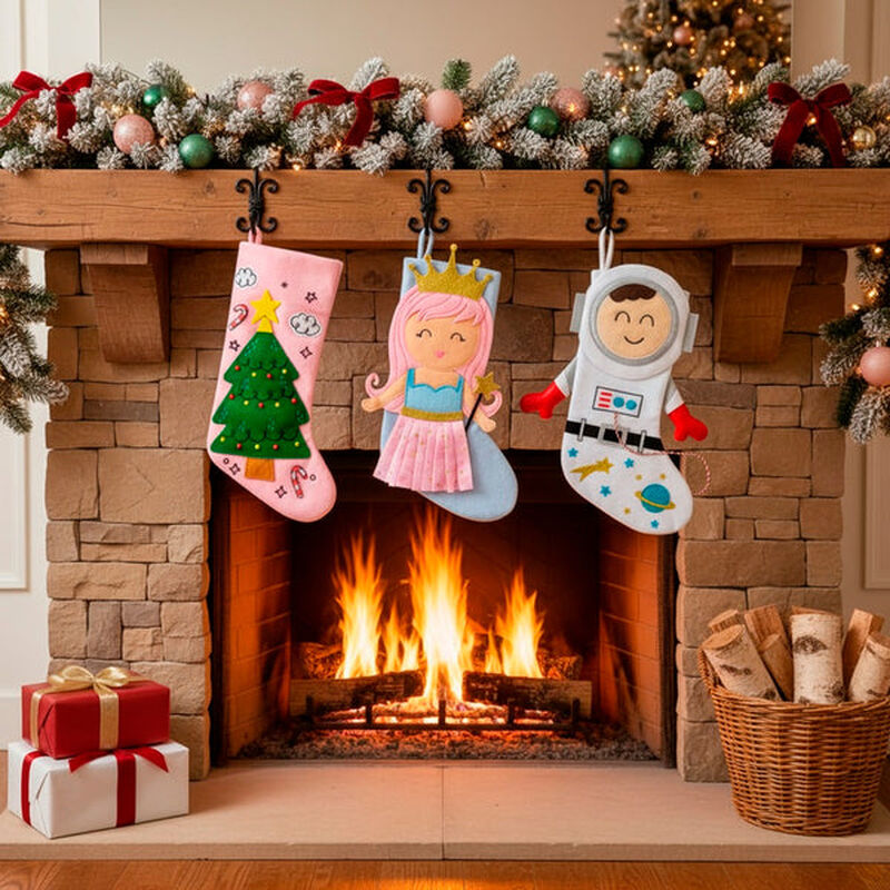 Set de 3 Botas Navide&ntilde;as Kids image number null