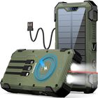 Cargador Inal&aacute;mbrico Solar Power Bank Sudrov W33a De 42.800 Mah Y 15 W
