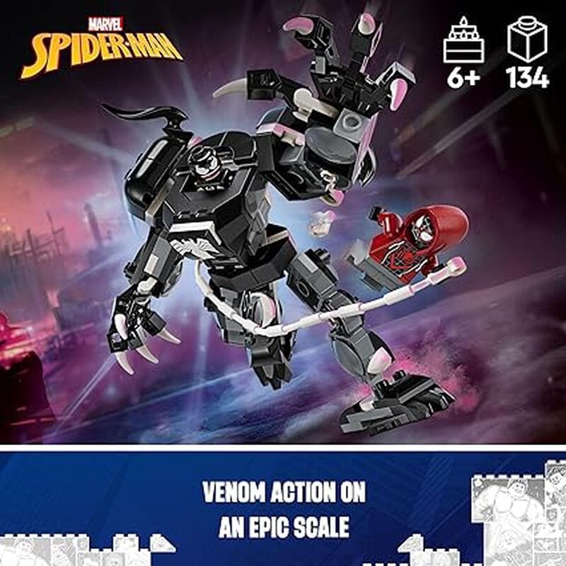 Armadura Rob&oacute;tica De Venom Vs. Miles Morales. L... image number null