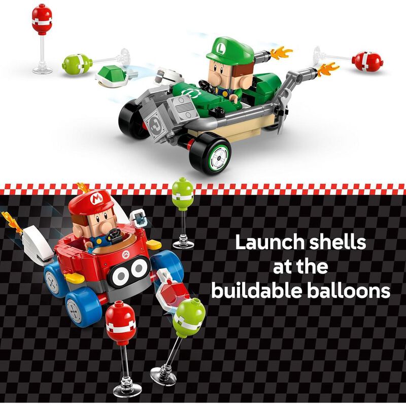 LEGO Super Mario: Mario Kart Mario beb&eacute; vs. Lui... image number null