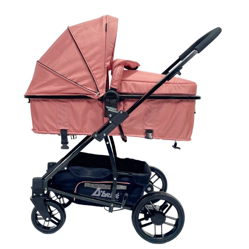 Carriola D'Bebé Travel System Crown Rosa END15 image number null