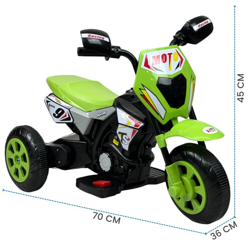 Motocicleta Montable El&eacute;ctrica 6v Para Ni&ntilde;os Te... image number null