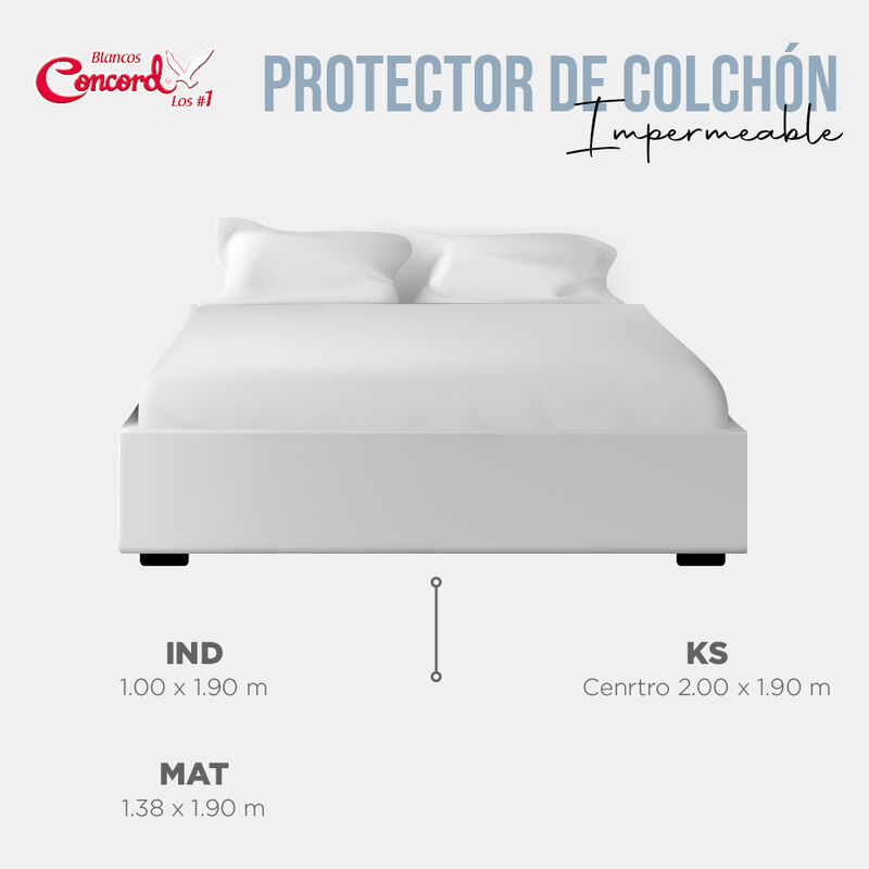PROTECTOR COLCHON IMPERMEABLE CAJON ALTO MAT image number null