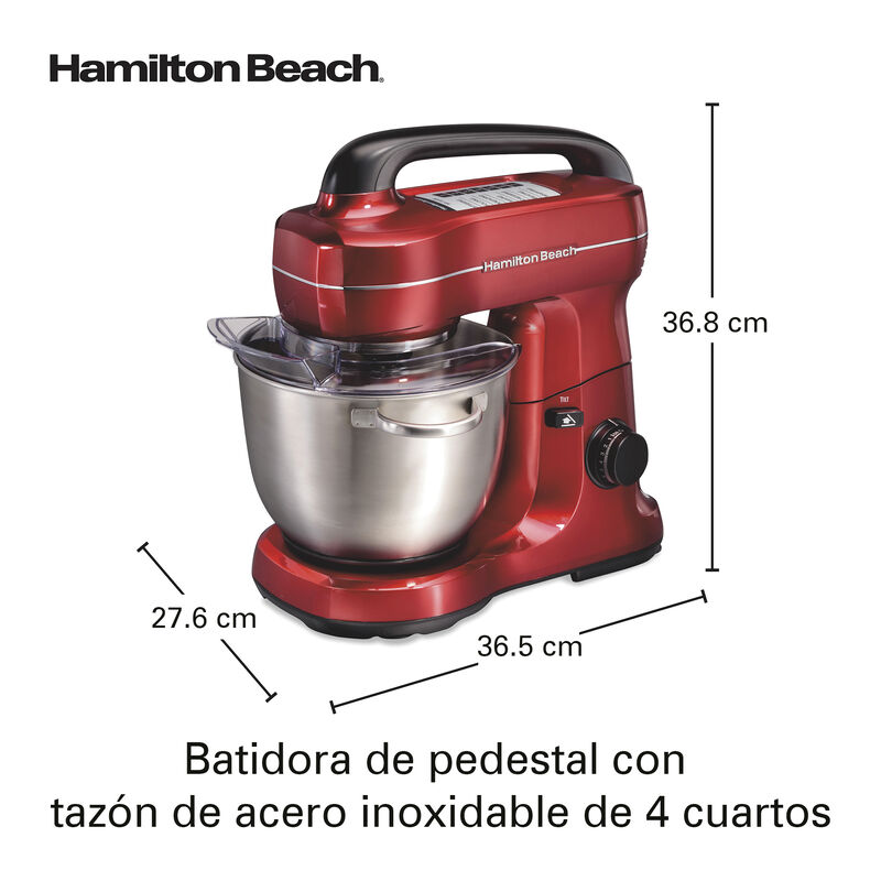 Batidora De Pedestal Hb 7 Velocidades Roja 6339... image number null
