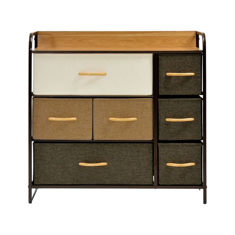 Cajonera de 7 Cajones con 3 Niveles y 1 Repisa ... image number null