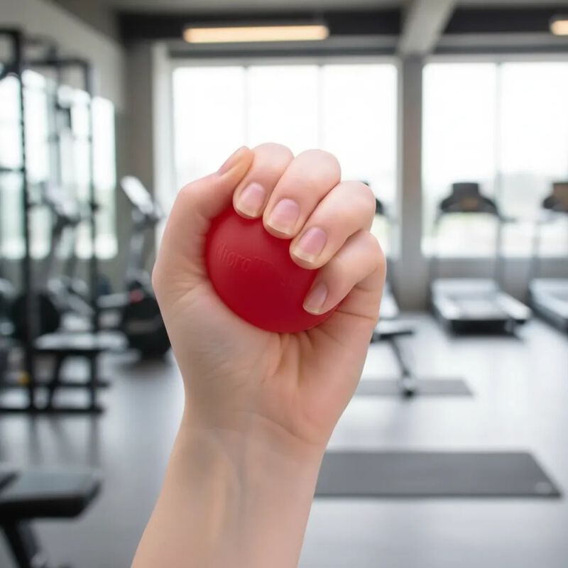 Pelota De Mano Suave Roja Para Terapia F&iacute;sica, ... image number null