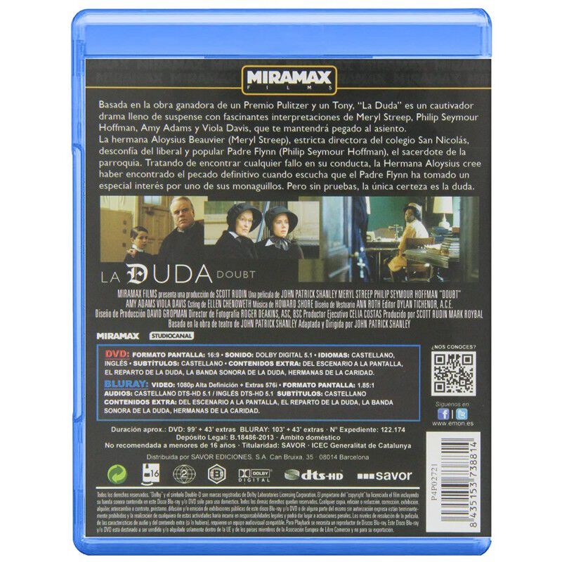 La Duda [Combo DVD + Blu-ray] image number null