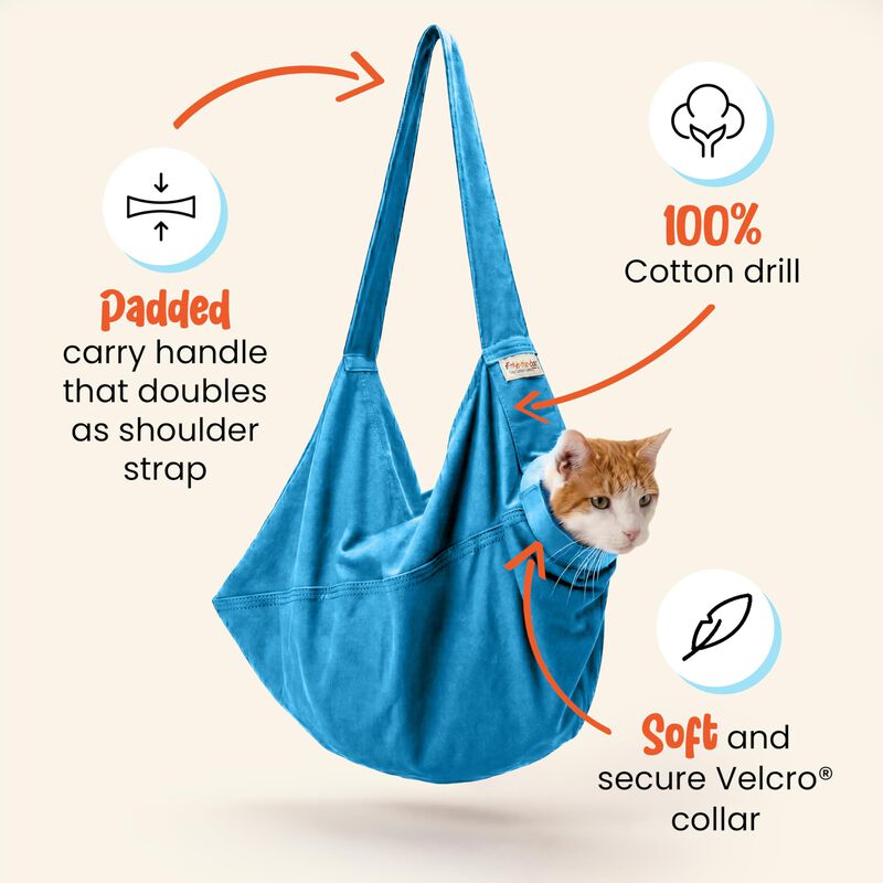 Transport&iacute;n Para Gato Cat-in-the-bag Xl Azul Cl... image number null