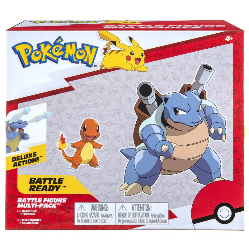 Pack De 2 Figuras De Combate De Pok&eacute;mon De Jugu... image number null