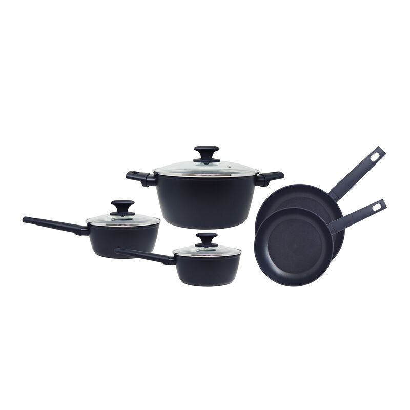 Bater&iacute;a de cocina FOODE 8 piezas Negra 2.5mm image number null