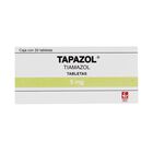 Tapazol 5mg caja con 20 tabletas