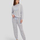 Pijama Vigoré Bordado Gris