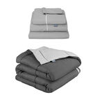 Edred&oacute;n Doble Vista Rogga Individual Gris Perla-gris Oxford + 1 Juego De S&aacute;banas Royal