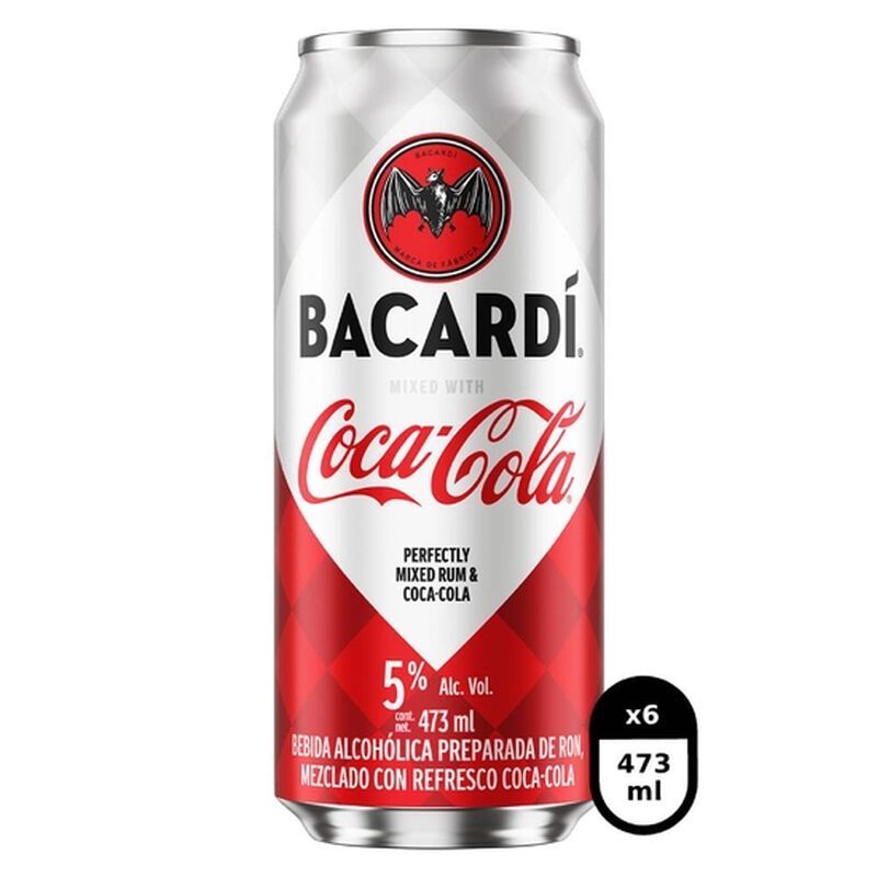 Bacardi Coke Lata 473 Ml Alum Nr image number null