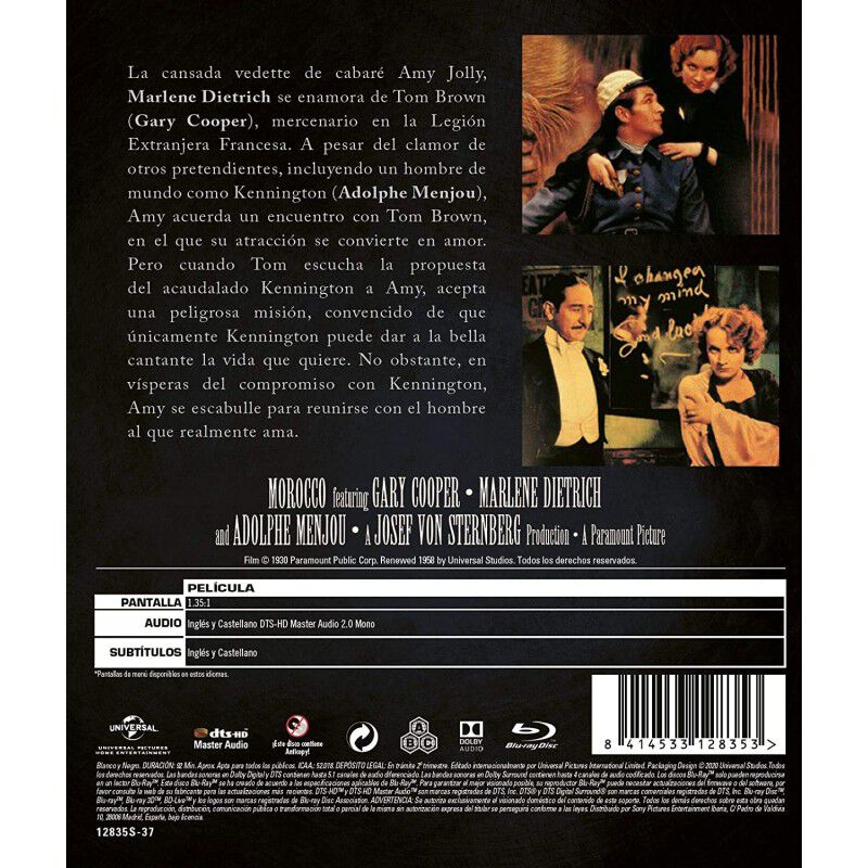 Marruecos (bd) [blu-ray] image number null