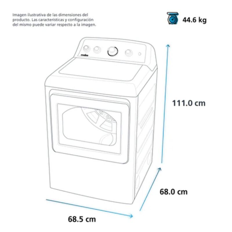 Secadora De Gas 20 Kilos Mabe Smg26n5mnbab0 image number null