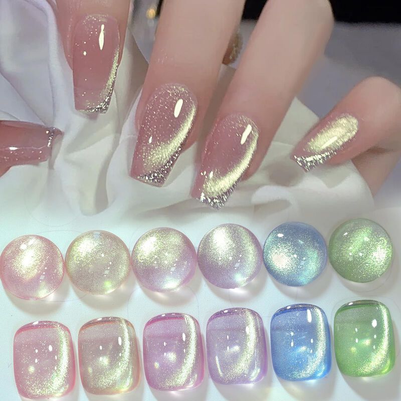 Set De Esmaltes De U&ntilde;as Born Pretty Cat Magneti... image number null