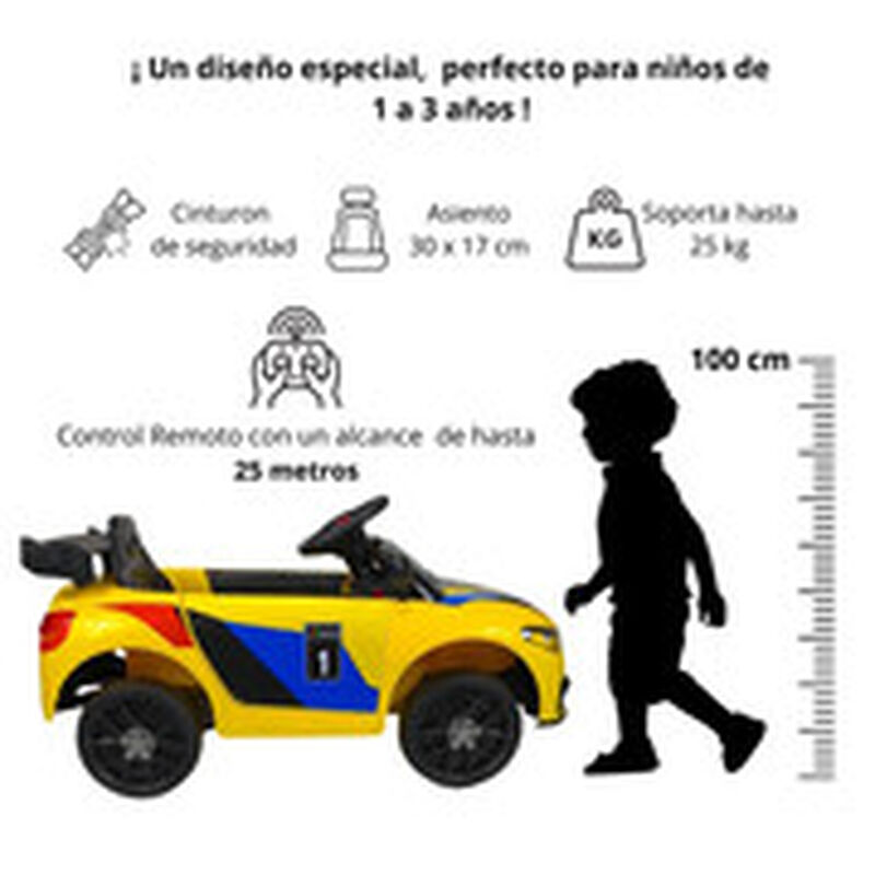 Carro Montable Infantil con Control Remoto luz ... image number null