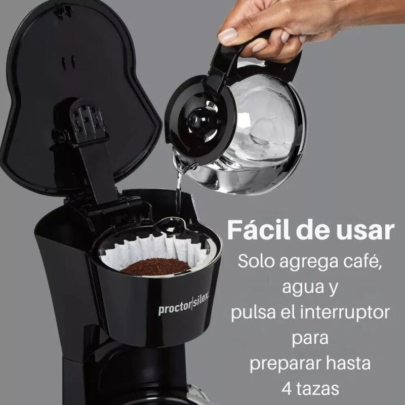 Cafetera Proctor Silex Compacta 4 Tazas Funci&oacute;n... image number null