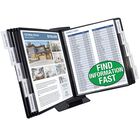 Organizador De Escritorio Ultimate Office 49 cm Negro 10 Bolsillos