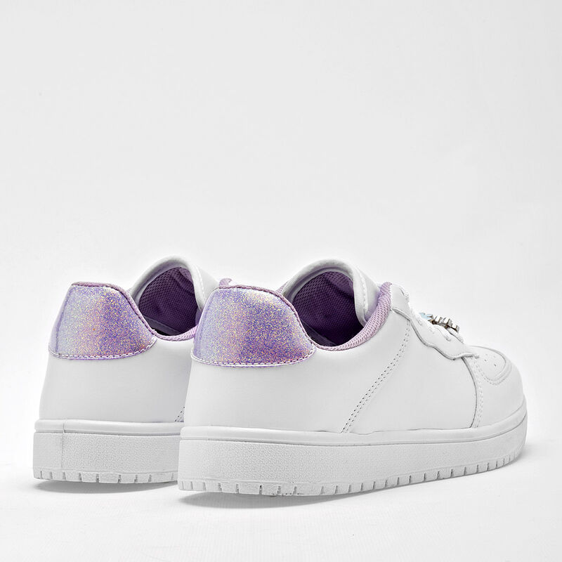 Leds Tenis Para Mujer Blanco Lila Cod 128728-e image number null