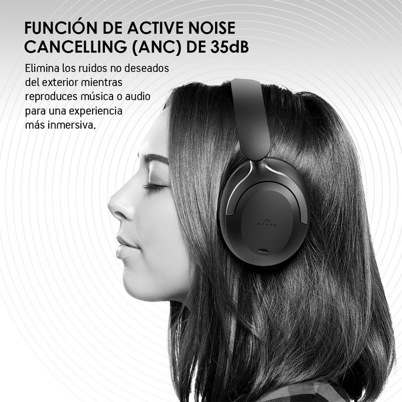 Audífonos Inalámbricos de Diadema Bluetooth con... image number null