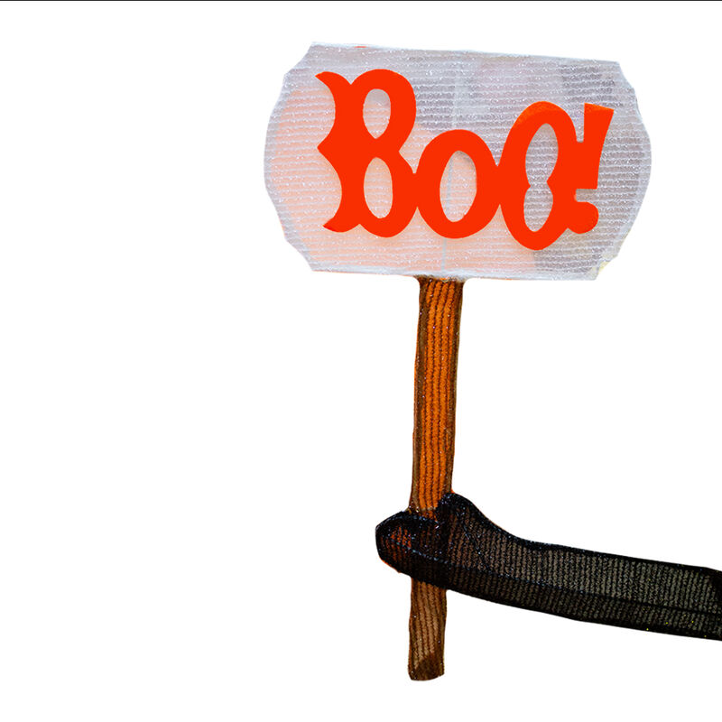 Decoraciones Metalica Halloween con Forma de Fa... image number null