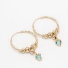 Arracadas grandes de 3cm con coraz&oacute;n colgante