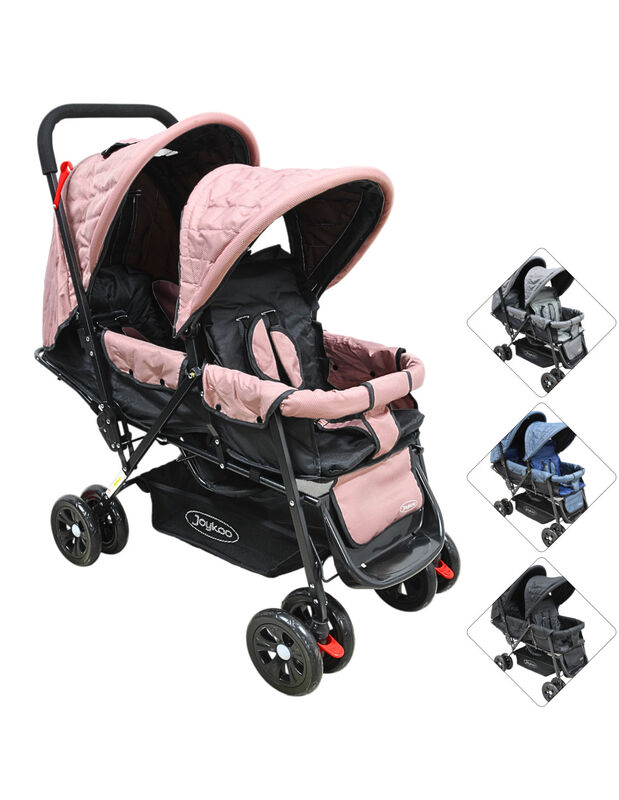 Carriola Doble para Beb&eacute;s Gemelar Plegable con ... image number null