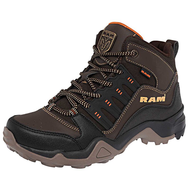 Ram Zapato para hacer hiking para hombre caf&eacute; n... image number null