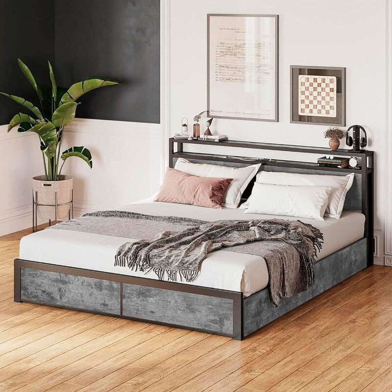 Base de Cama Queen con Iluminaci&oacute;n Ajustable co... image number null