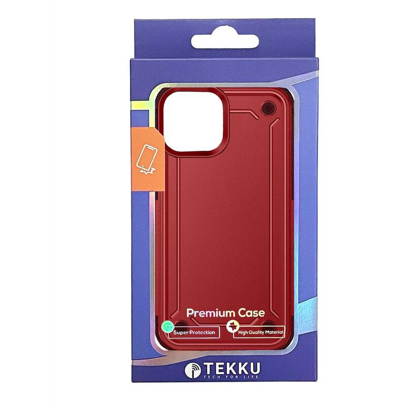 Funda TEKKU Tough cover para iPhone 15 Roja image number null